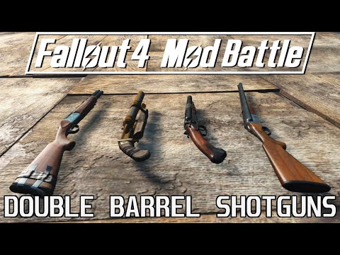 Видео: 6 модов для двуствольного ружья в Fallout 4 — Mod Battle