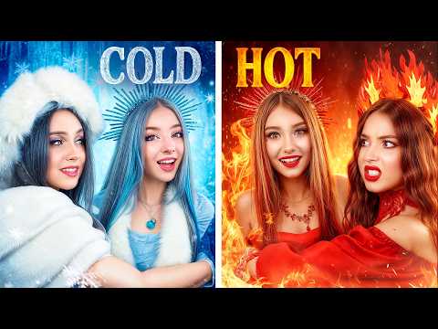Видео: Горячая Девушка vs Холодная Девушка! Чья Мама Лучше?