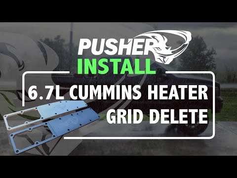 Видео: Установка толкателя - удаление решетки отопителя Dodge Cummins 6.7L