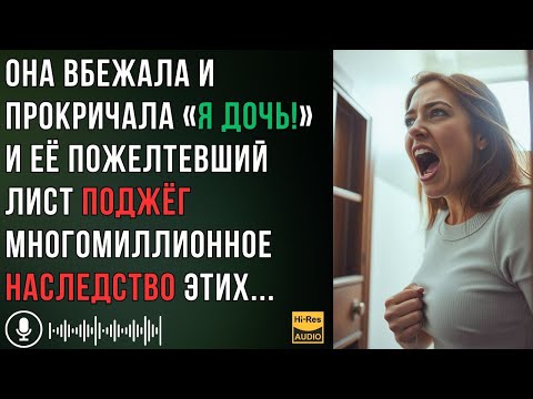 Видео: ТАЙНАЯ ДОЧЬ РУШИТ НАСЛЕДСТВО  рукописное свидетельство отца отменяет завещание