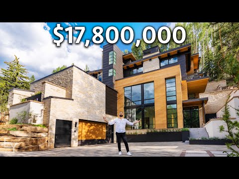 Видео: Внутри современного горного дома стоимостью 17 800 000 долларов в Вейле, штат Колорадо!