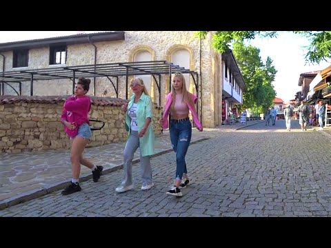 Видео: Walking in Nessebar 2023 Bulgaria Sunny Beach Walk Old Town - Несебр Старый Город Болгария Bulgarien