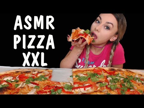 Видео: АСМР Мукбанг пицца XXXL 🍕 Звуки еды и рта 👄 ASMR Mukbang Biggest Pizza Hut XXXL 🍕 Food sounds