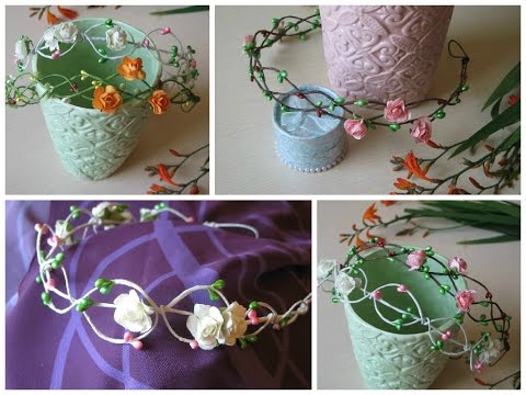 Видео: Плетеный венок в деревенском стиле. Венок в стиле рустик.