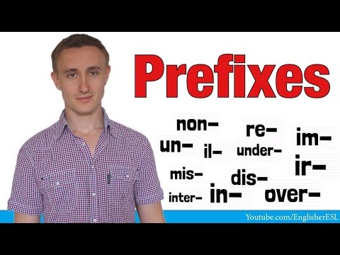 Видео: ПРИСТАВКИ в английском / PREFIXES