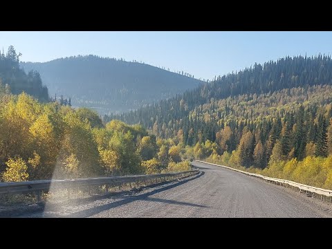 Видео: Трасса "Саяны" Красноярск-Шалинское-Нарва-Орешное-Щетинкино-Ирба-Кошурниково-Курагино-Минусинск.