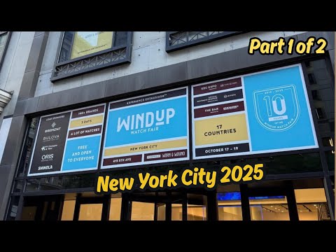 Видео: Интервью с брендами на выставке WindUp Watch Fair NYC 2025 (часть 1)