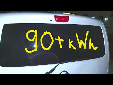 Видео: енв200 90 кВтч. Первый выкат и зарядка на chademo. Стресс-тест