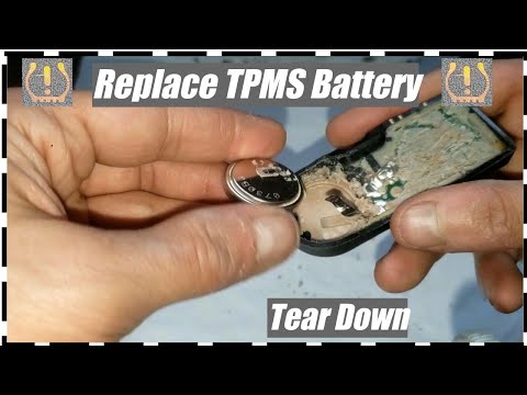 Видео: Как заменить батарею TPMS 🔋 и разобрать ее без программирования