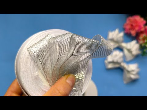Видео: DIY/ Уверена, что ТАКИЕ бантики вы не делали!!! Нарядные бантики для девочек. Beautiful bows