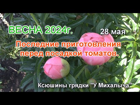 Видео: ВЕСНА  МАЙ.  Последние приготовления перед посадкой томатов.