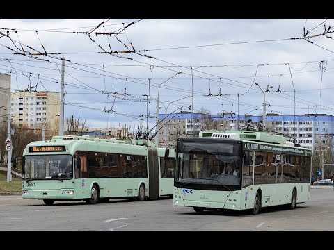 Видео: Троллейбус Минска МАЗ-203Т70,борт.№4265,марш.21 (01.07.2020)