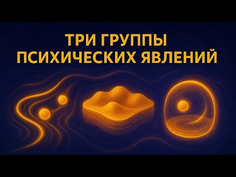 Видео: 02.2. Три группы психических явлений