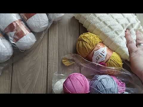 Видео: Процессы. Юбка, джемпер. Пряжа Дива стрейч. Покупки.