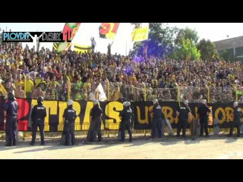 Видео: PlovdivDerby com Бултрасите на Дербито 14 09 2013