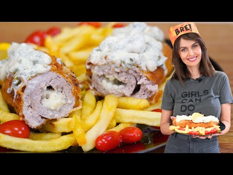 Видео: КАРАДЖОРДЖЕВА ШНИКЛА - сливочная, сочная, хрустящая + соус тартар