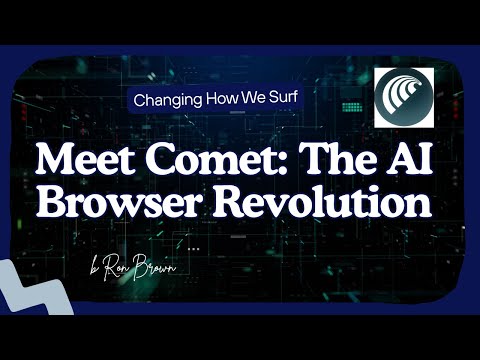 Видео: Встречайте Comet: браузер с искусственным интеллектом от Perplexity, который меняет то, как мы по...