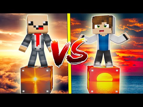 Видео: РАССВЕТ ЛАКИ БЛОК VS ЗАКАТ ЛАКИ БЛОК! НУБ ПРОТИВ ПРО! ВЫЖИТЬ НА 1 БЛОКЕ! #96
