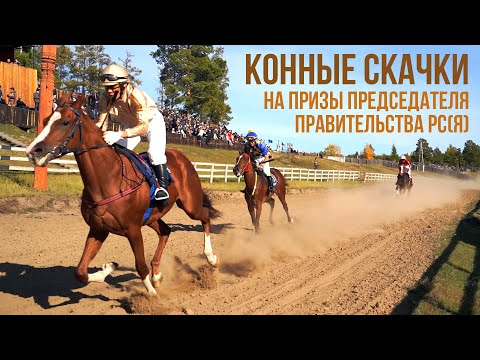 Видео: Республиканские конные скачки на призы председателя правительства РС(Я) | GELIXMAX