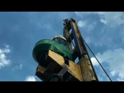 Видео: Скважина на мергель через окаменелый мергель и мел