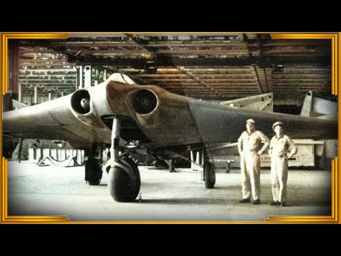 Видео: Horten Ho IX  (Gotha Go 229) - реактивный самолет "летающее крыло"