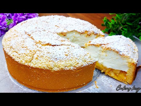 Видео: Знаменитый яблочный пирог с кремом-суфле тает во рту!👌просто и вкусно
