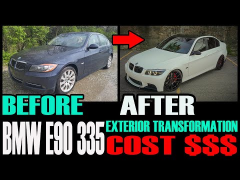 Видео: СТОИМОСТЬ СОЗДАНИЯ ЭКСТЕРЬЕРА BMW 335 E90 ЗА 10 МИНУТ !!!