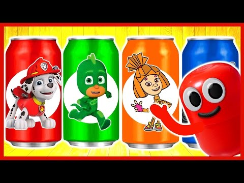 Видео: Учим цвета. Щенячий патруль. Вспыш. Фиксики. Fanta. Фанта. Живая капсула.