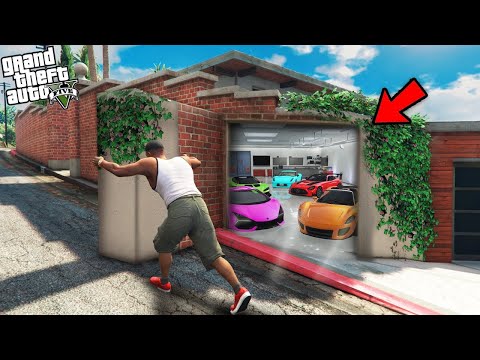 Видео: ФРАНКЛИН ҮЙДІҢ СТЕНАСЫНАН ҚҰПИЯ ГАРАЖ ТАПТЫ (GTA V)