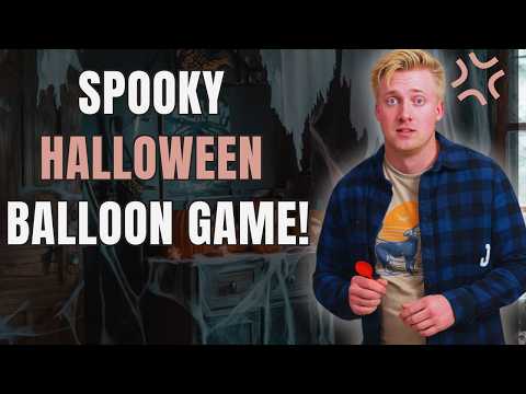 Видео: Семейная игра на Хэллоуин с воздушными шарами и веселыми осенними призами😆😁😁‼️