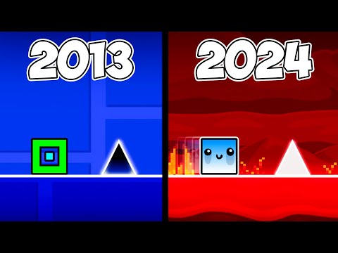 Видео: КАК ВЫГЛЯДЕЛА GEOMETRY DASH 8 ЛЕТ НАЗАД?