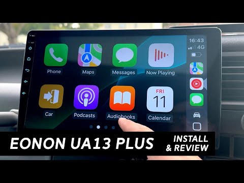 Видео: Установка и обзор Eonon UA13 Plus 2024 года — Apple CarPlay Android Auto #T4project (VW T4)