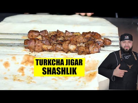 Видео: JIGAR SHASHLIK SHONLI URFA TURKCHA RETSEPTI. ЭТОТ РЕЦЕПТ ВЗОРВАЛ ИНТЕРНЕТ! ПЕЧЕНЬ ШАШЛЫК ПО ТУРЕЦКИЙ