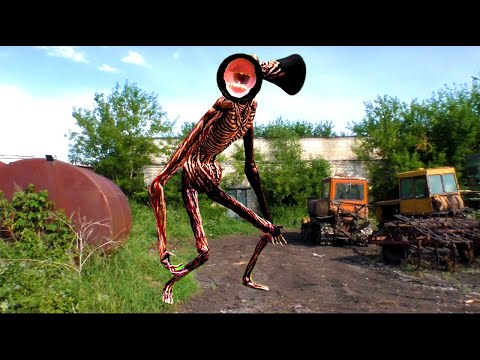 Видео: СИРЕНОГОЛОВЫЙ охотится за нами в деревне! все серии