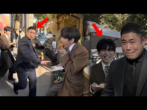 Видео: Минуту назад! Полное видео забавных моментов Тэхёна из BTS в Париже,которое заставит вас рассмеяться