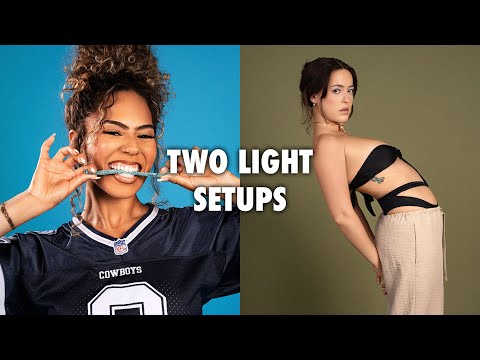 Видео: Две световые установки | Мастер-студийное освещение