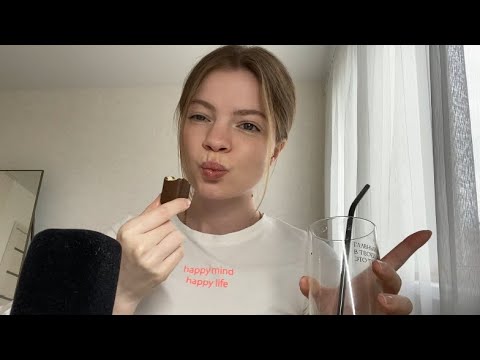 Видео: АСМР • Итинг 🍩 Сырочки 🧋 Шепот