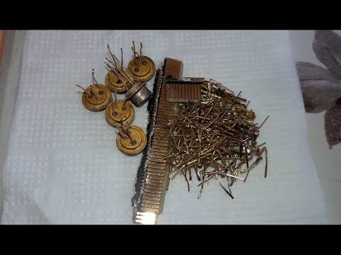 Видео: Цветмет и позолота. Разбираю мешок с мусорки