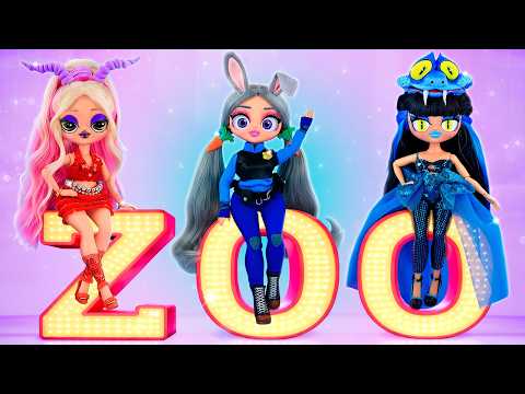 Видео: Зверополис: Преображение Руми, Мира и Зои! Поделки для кукол