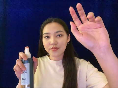 Видео: АСМР Уход за волосами/ Расчесывание без парика/ ASMR Hair care