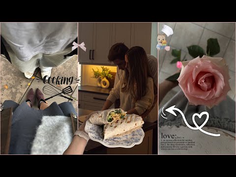 Видео: совместный cooking👩🏼‍🍳💋//вопрос-ответ// готовим с парнем шаверму!!