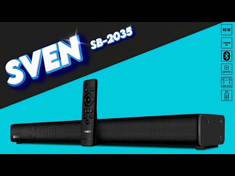 Видео: SVEN SB-2035 Саундбар для телевизора и компьютера