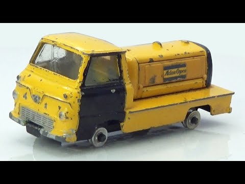 Видео: Реставрация компрессорной станции Atlas Copco. Литая модель Dinky 1963 года.