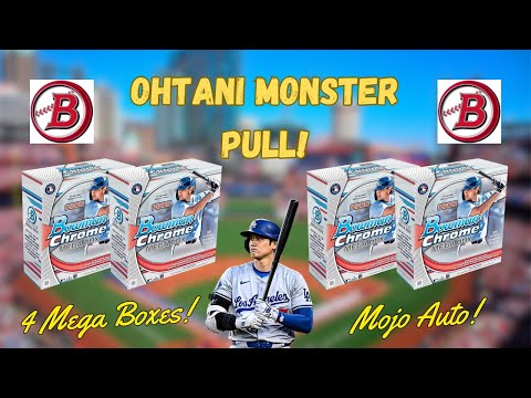 Видео: 🔥 Мегабоксы Bowman Chrome 2025 года выпускают настоящий хит! SHOHEI OHTANI! 😱🔥