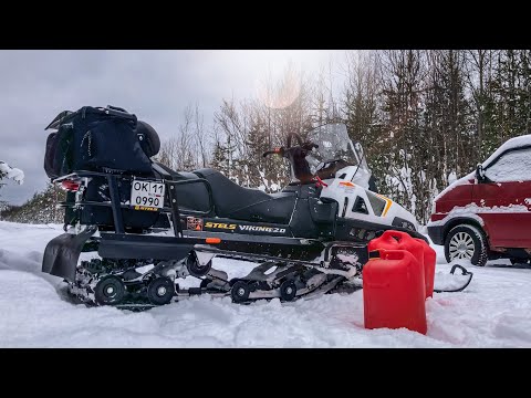 Видео: Какой РАСХОД у снегохода Stels Viking 600 / Ответ на самый популярный вопрос