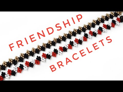 Видео: Простой браслет из бисера/friendship bracelets/ Бисероплетение/Мастер класс/Natali Amapola
