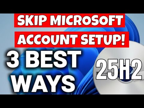 Видео: Windows 11 25H2 без учетной записи Microsoft: 3 метода, которые все еще работают