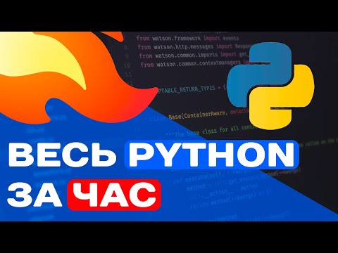 Видео: ВЕСЬ PYTHON ЗА ЧАС