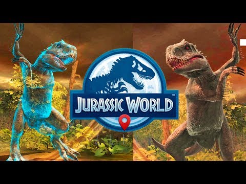 Видео: Индоминус Рекс Невидимка против Тираннозавра и динозавров Jurassic World Alive