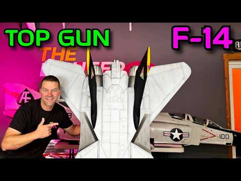 Видео: Сборка хвостовой части F-14 RC Tomcat — волшебство Top Gun случается